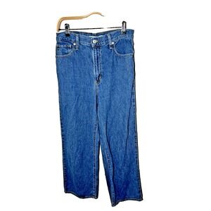 Levi's Jeans High Waisted Straight Leg Medium Denim Wash Blue Women's Size 29‎